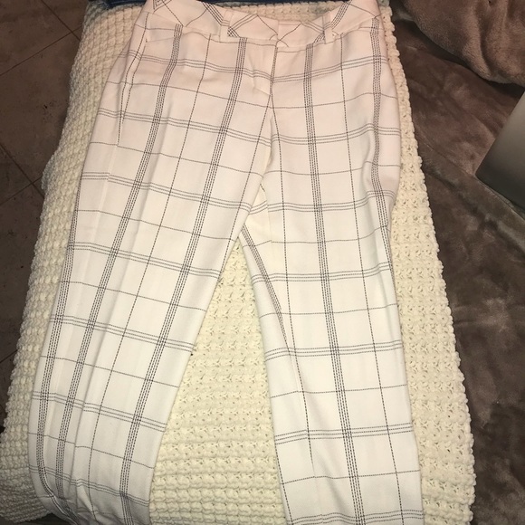 Brand new white with black stripe editor pant - Picture 2 of 3